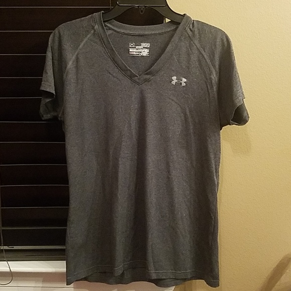 Under Armour Vneck Heat Gear Shirt - Picture 1 of 2